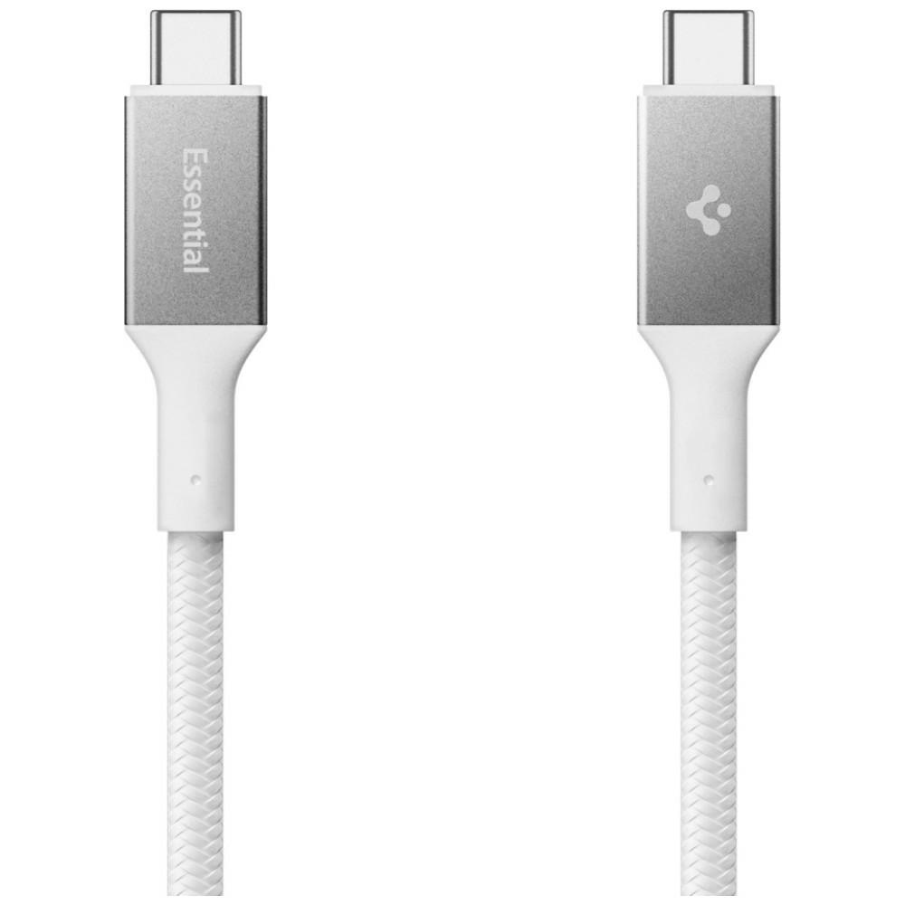 Spigen USB-C to USB-C Cable EB10015CC, 100W, 5A, 1.5m, White ACA10420