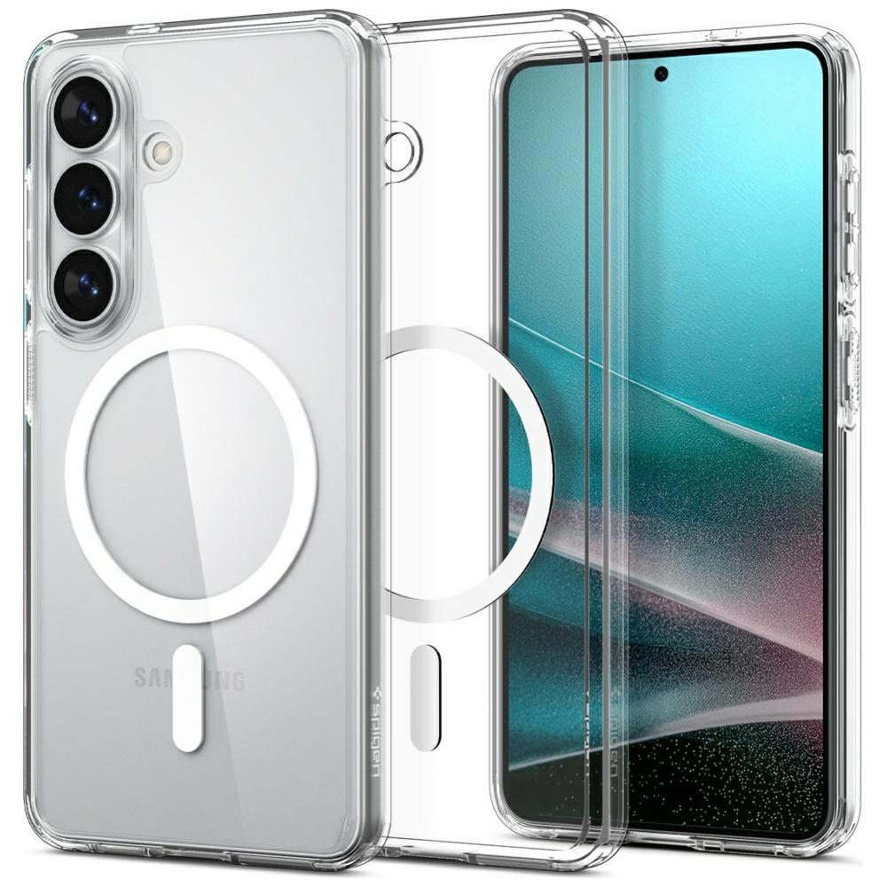 Spigen Samsung Galaxy S26 Ultra Hybrid Mag MagSafe Clear White Case
