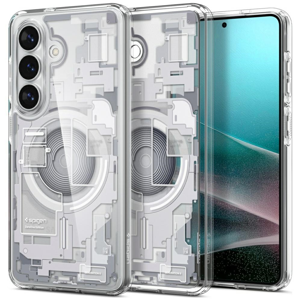 Spigen Ultra Hybrid Mag MagSafe Case for Samsung Galaxy S26+ zero one white