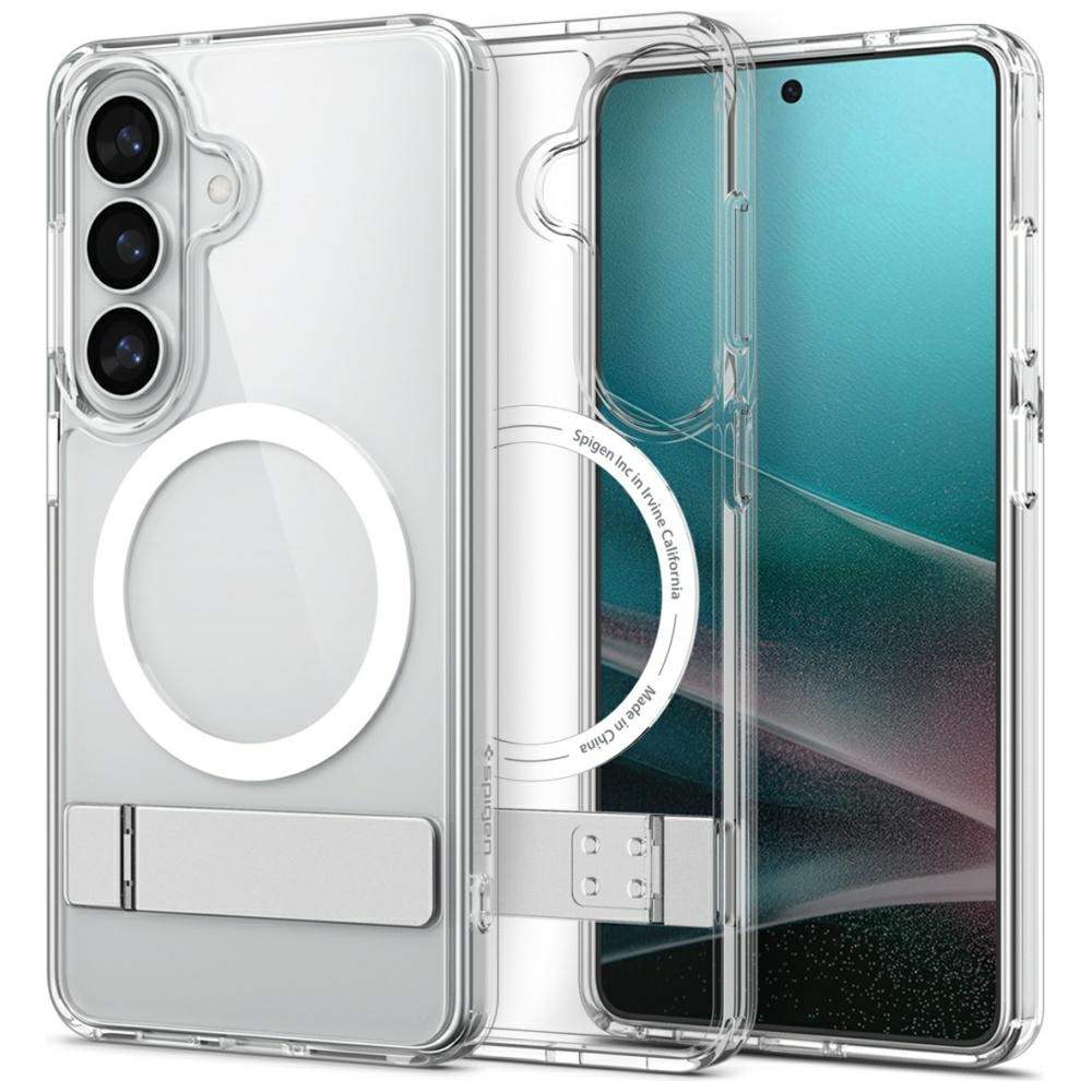Spigen Ultra Hybrid S Mag MagSafe Case for Samsung Galaxy S26+ clear white