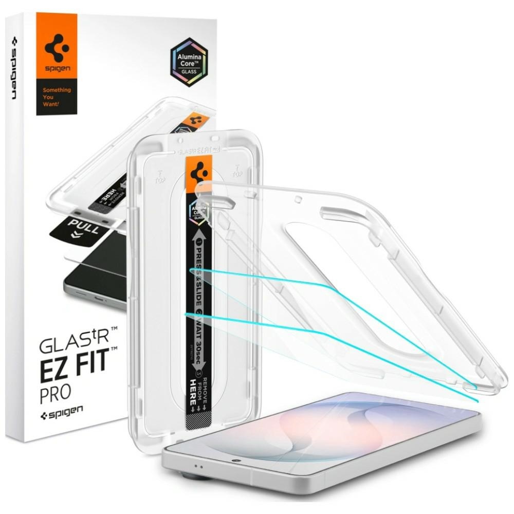 Spigen Tempered glass. Glas.TR EZ FIT PRO AC Anti-reflection for Samsung Galaxy S26, 2 pieces