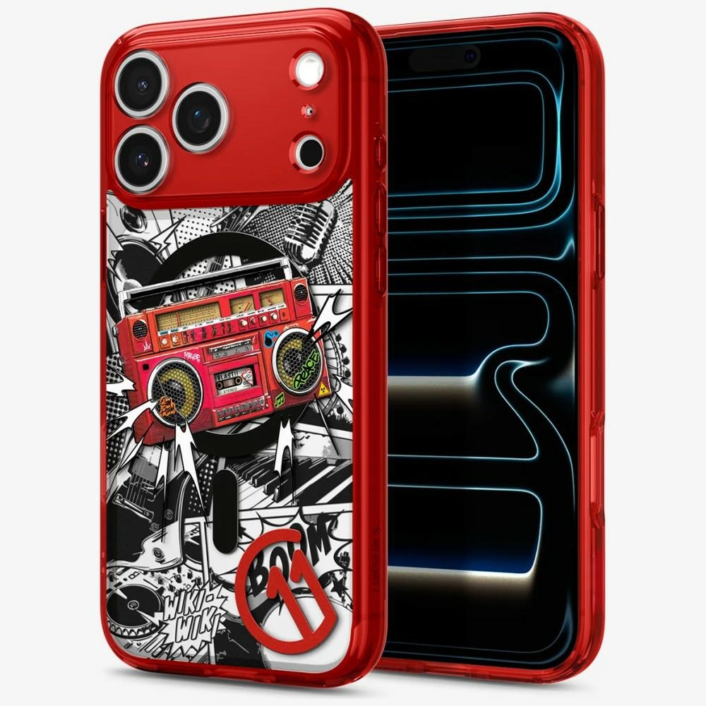 Spigen C11 Series Blast Edition MagFit Case for Apple iPhone 17 Pro Max / 18 Pro Max red
