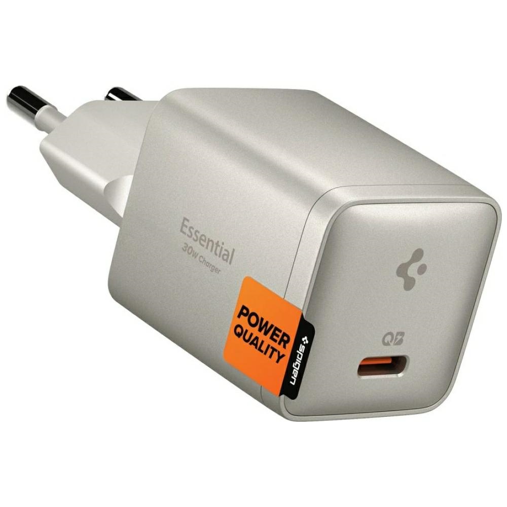 Spigen Essential EE301EU-GAN 30W USB-C Wall Charger, Titanium