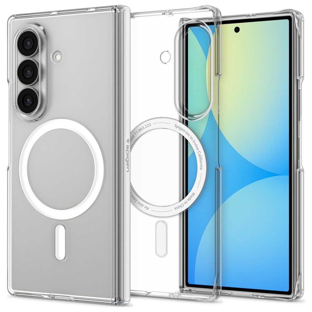 Spigen Air Skin Zero Mag MagSafe Case for Samsung Galaxy Z Fold8 Ultra, transparent white