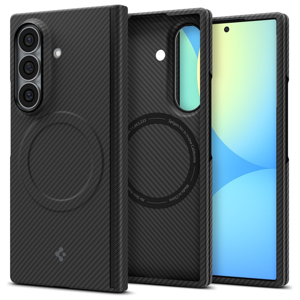 Spigen Air Skin Aramid Mag MagSafe Case for Samsung Galaxy Z Fold8 Ultra, black