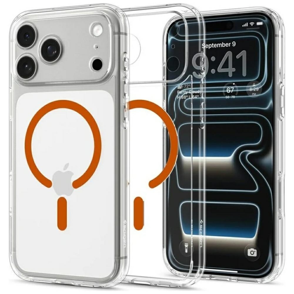 Spigen Ultra Hybrid Mag MagSafe Case for iPhone 18 Pro Max / 17 Pro Max, orange