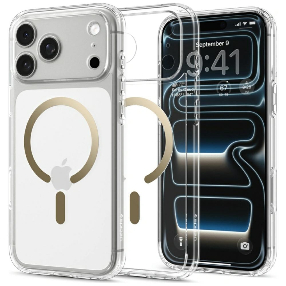 Spigen Ultra Hybrid Mag MagSafe Case for iPhone 18 Pro Max / 17 Pro Max gold