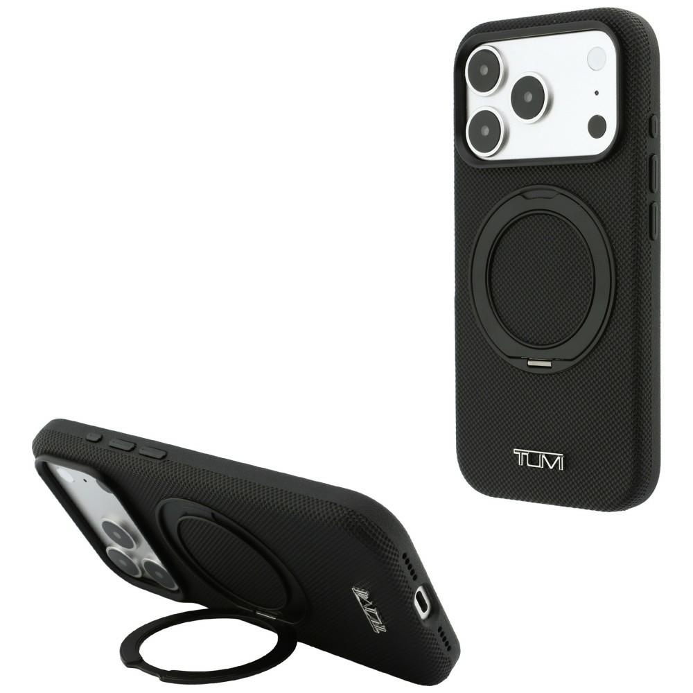 Tumi Ballistic Case with MagSafe Ring Stand for iPhone 18 Pro / 17 Pro black