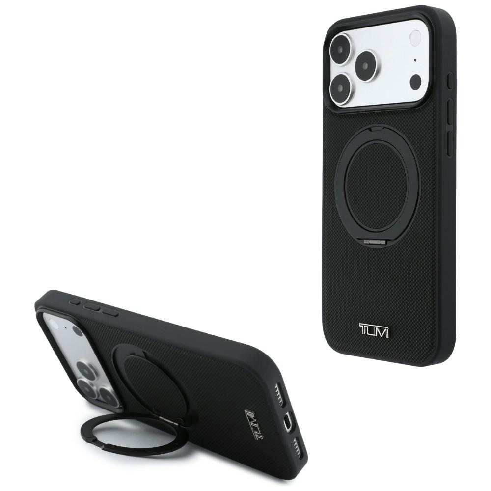 Tumi Ballistic Case with MagSafe Ring Stand for iPhone 18 Pro Max / 17 Pro Max black