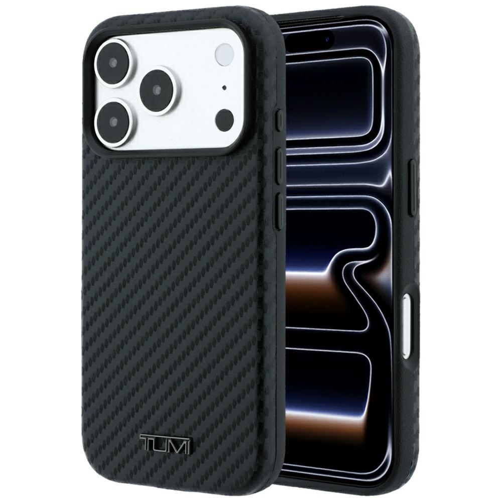Tumi Carbon MagSafe Case for iPhone 18 Pro / 17 Pro black