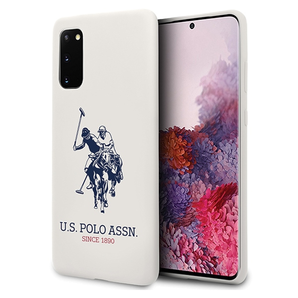 U.S. Polo Assn. US Polo USHCS62SLHRWH S20 G980 White Silicone Collection