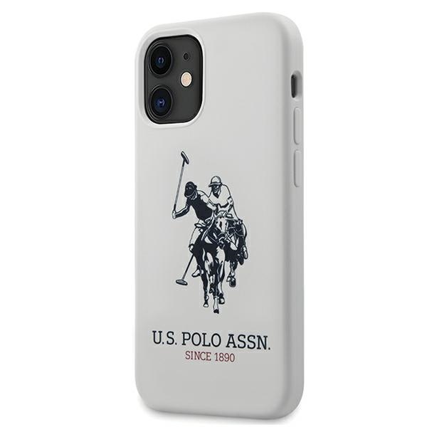 U.S. Polo Assn. US Polo USHCP12SSLHRWH iPhone 12 mini 5.4" White Silicone Collection