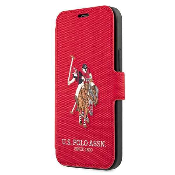 U.S. Polo Assn. US Polo USFLBKP12MPUGFLRE iPhone 12/12 Pro 6.1" red book Polo Embroidery Collection