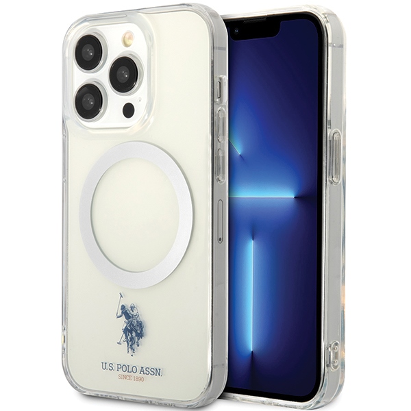 U.S. Polo Assn. US Polo USHMP15LUCIT iPhone 15 Pro 6.1" Clear MagSafe Case Collection