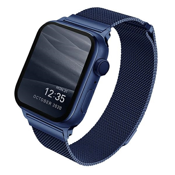 uniq dante Apple Watch Band Series 1/2/3/4/5/6/7/8/9/SE/SE2 38/40/41mm Stainless Steel blue/marine blue