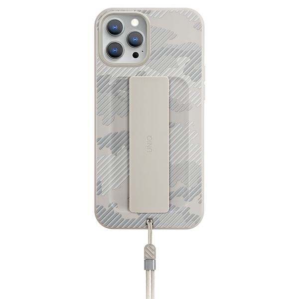 uniq helldro iPhone 12 Pro Max 6.7" beige/ivory camo antimicrobial case