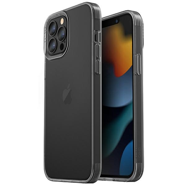 uniq iPhone 13 Pro Max 6.7" Air Fender Case, Grey/Smoked Grey