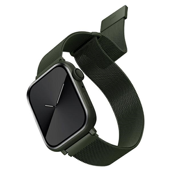 uniq dante Apple Watch Band Series 1/2/3/4/5/6/7/8/9/SE/SE2 42/44/45mm Stainless Steel green