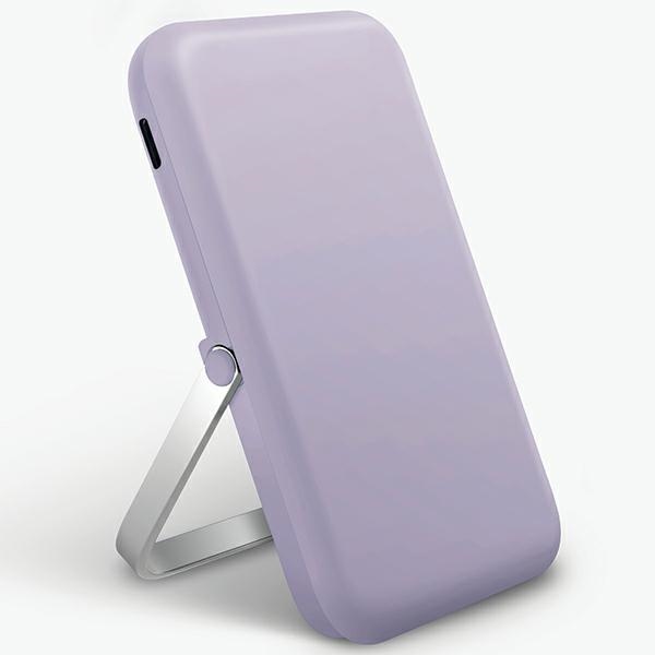 uniq Hoveo Power Bank 5000mAh USB-C 20WPD Fast Charge Wireless Magnetic, Lilac