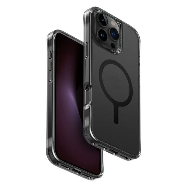 uniq lifePro Xtreme iPhone 16 Pro Max 6.9" Magclick Charging case, gray/smoked