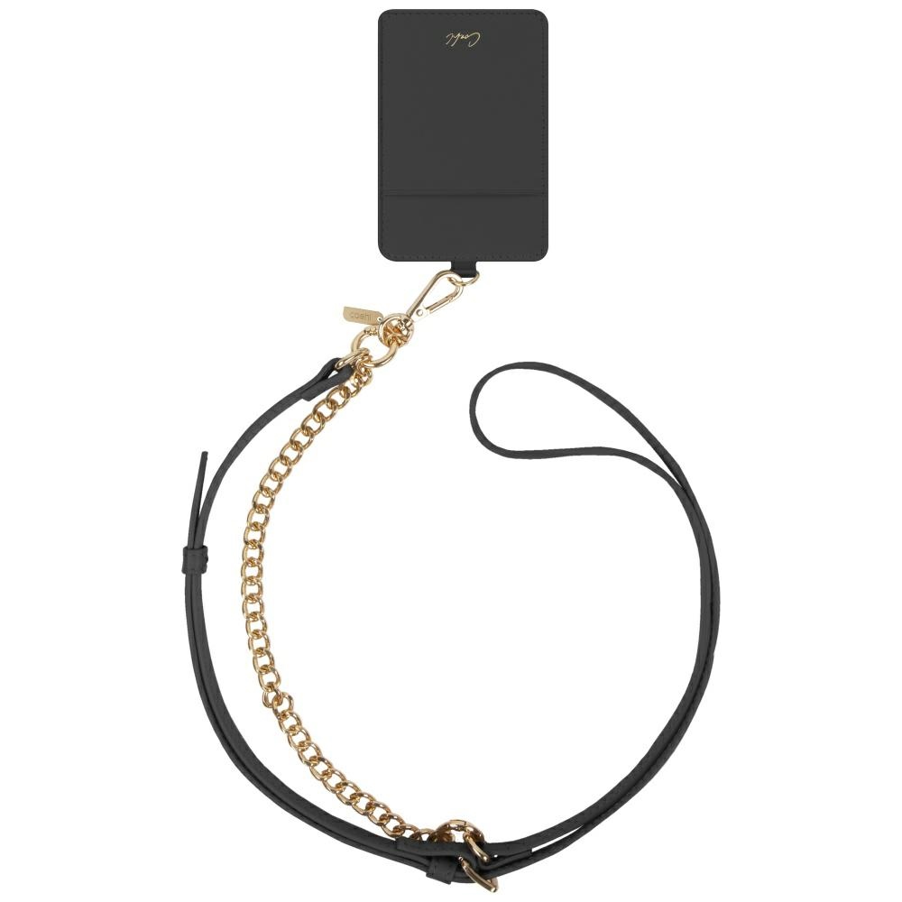 uniq Universal 3-in-1 Coehl Caryne phone lanyard with ebony card wallet