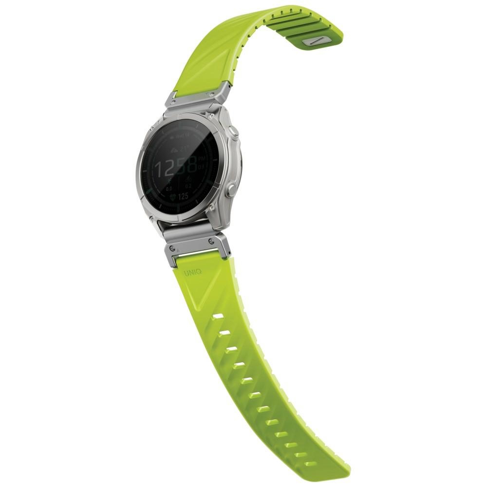 uniq Fluo x Smart-Fit 26mm lemon yellow band for Garmin
