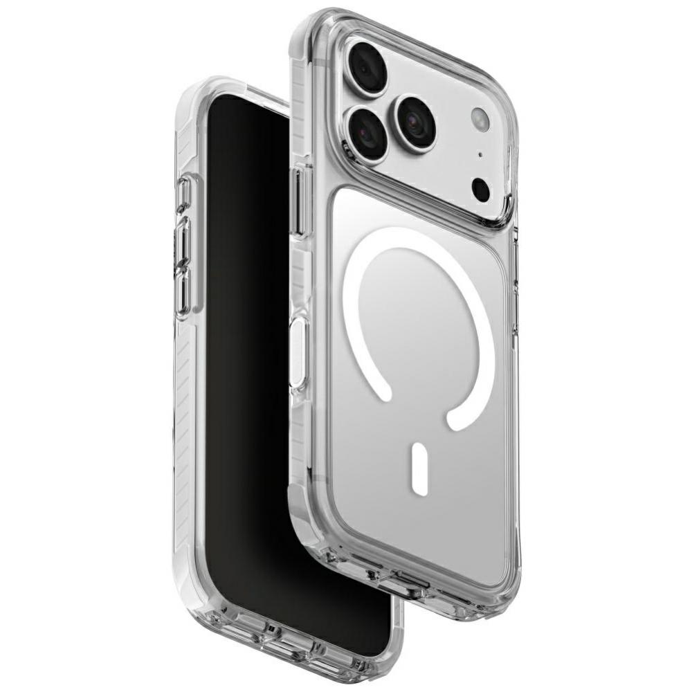 uniq Combat Case for iPhone 18 Pro / 17 Pro Magclick Charging, white