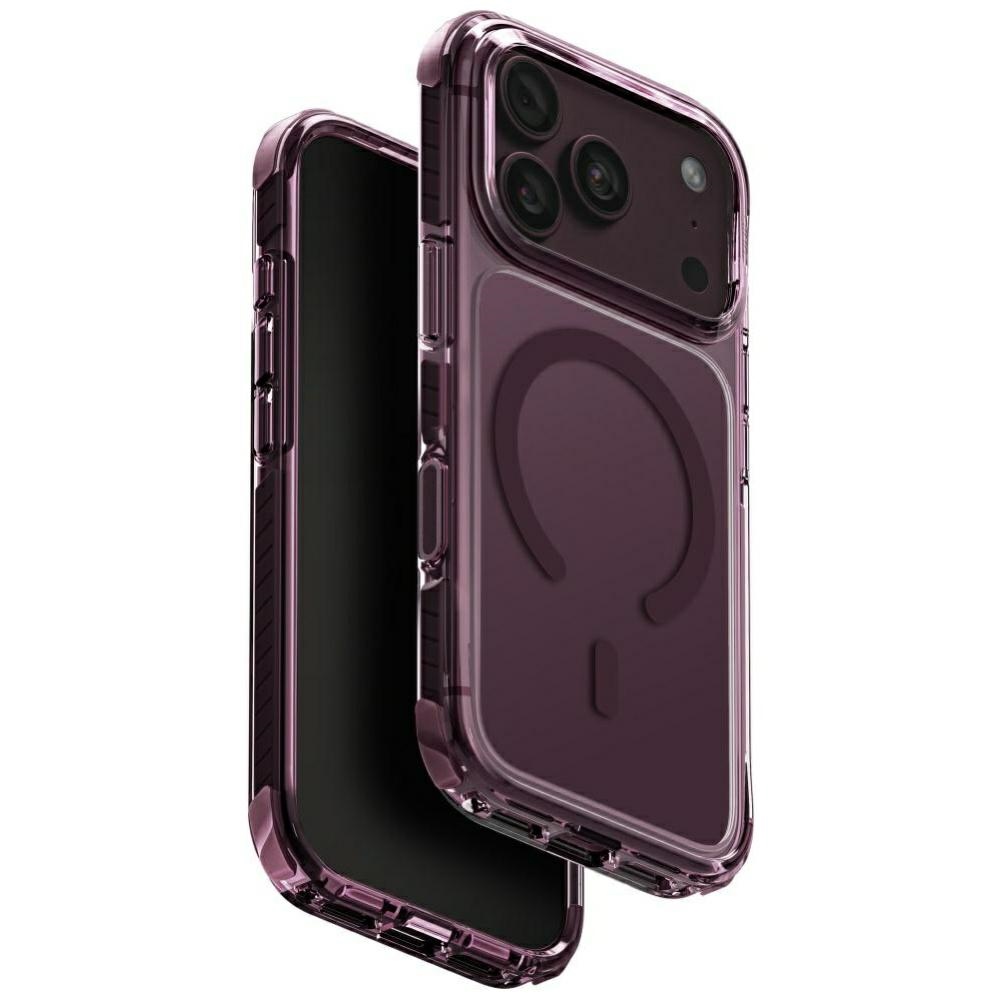 uniq Combat Case for iPhone 18 Pro / 17 Pro Magclick Charging, burgundy