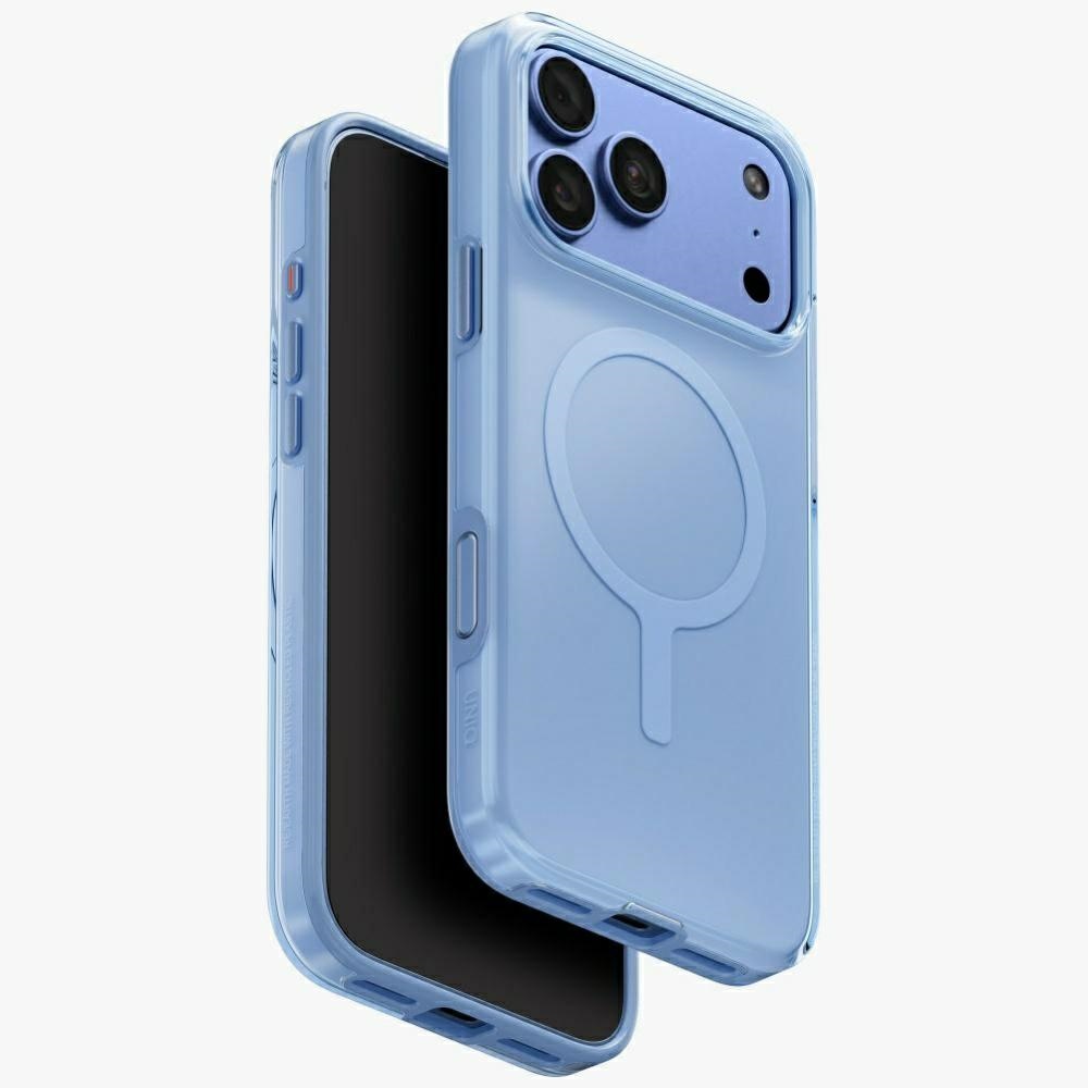 uniq Clario Case for iPhone 18 Pro Max / 17 Pro Max Magclick Charging, blue