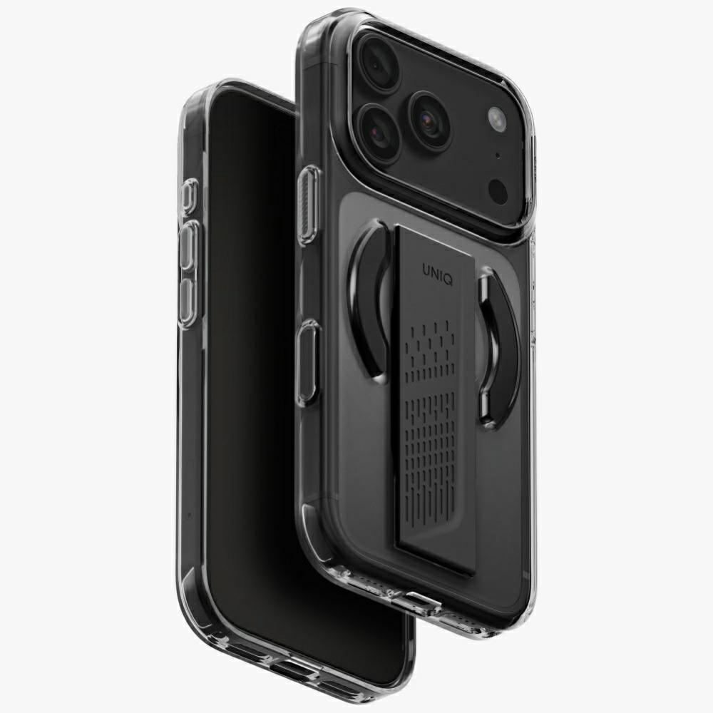 uniq Heldro Air Case for iPhone 18 Pro / 17 Pro Magclick Charging tinted smoke
