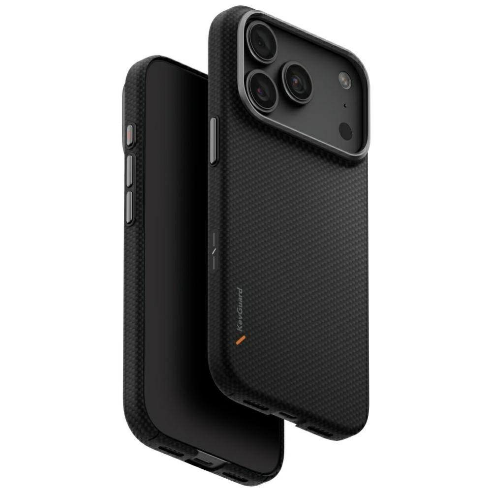 uniq Keva EDGE Case for iPhone 18 Pro / 17 Pro Magclick Charging black