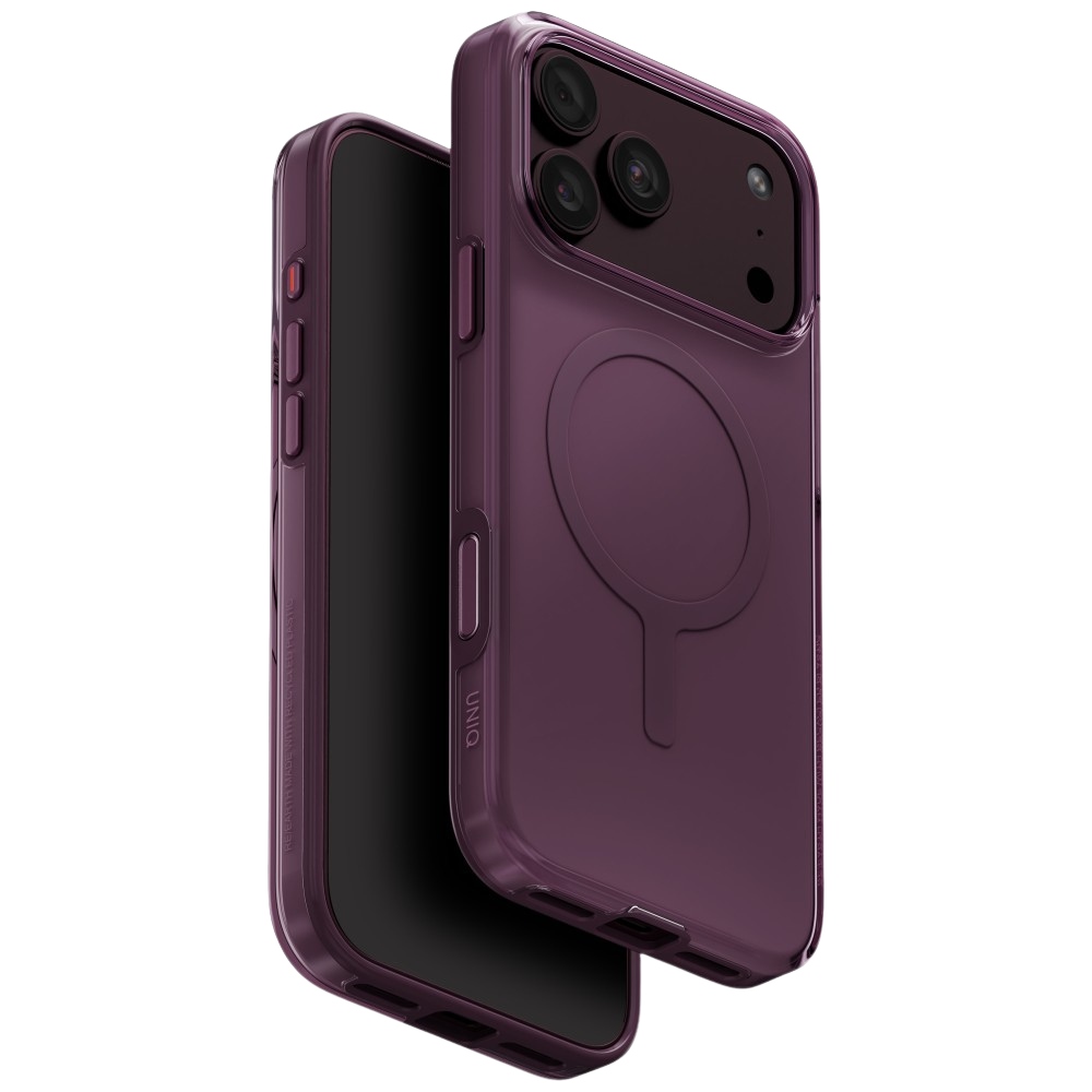 uniq Clario Case for iPhone 18 Pro Max / 17 Pro Max Magclick Charging eco violet