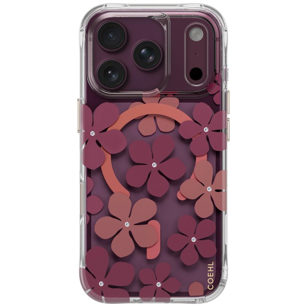 uniq Mila Coehl Case for iPhone 18 Pro / 17 Pro Magnetic Charging, burgundy