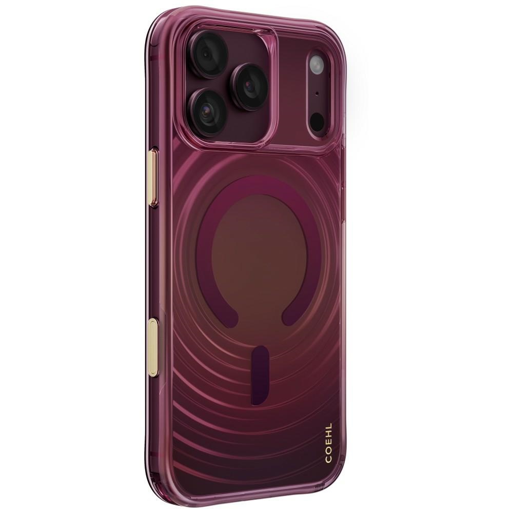 Uniq Burgundy Magnetic Charging Case for