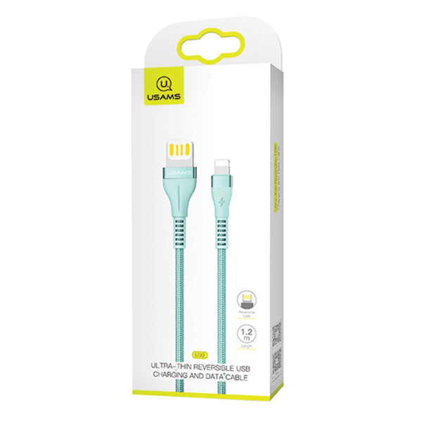 USAMS Kabel pleciony U33 lightning 1,2m2A Fast SJ360USB02 (US-SJ360)