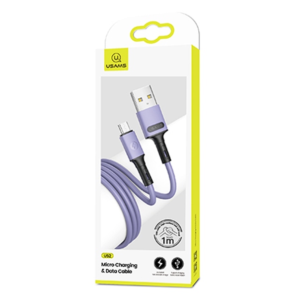 USAMS Kabel U52 microUSB 2A Fast Charge1m SJ435USB04 (US-SJ435)