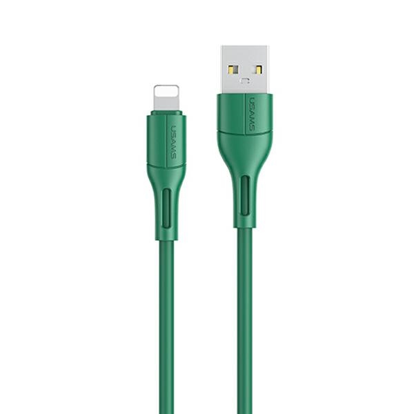 USAMS Kabel U68 lightning 2A Fast Charge 1m green/zielony SJ500USB04 (US-SJ500)