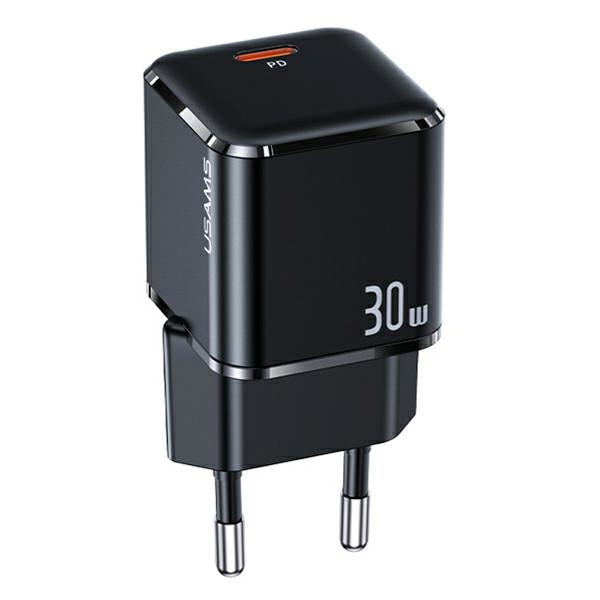 USAMS Ład. siec. 1xUSB-C T45 mini czarny/black CC148TC01 (US-CC148)