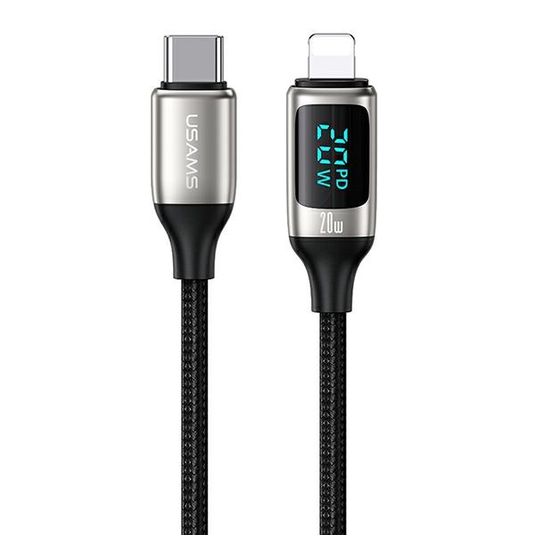USAMS Kabel pleciony U78 USB-C biały/white SJ545USB02 (US-SJ545)