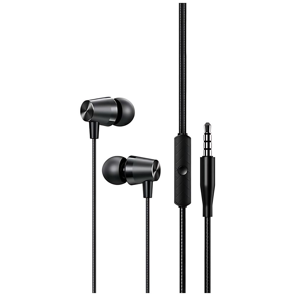 USAMS Słuchawki stereo EP-42 3,5 mmfor set 1szt. czarny/black SJ475HS01-1