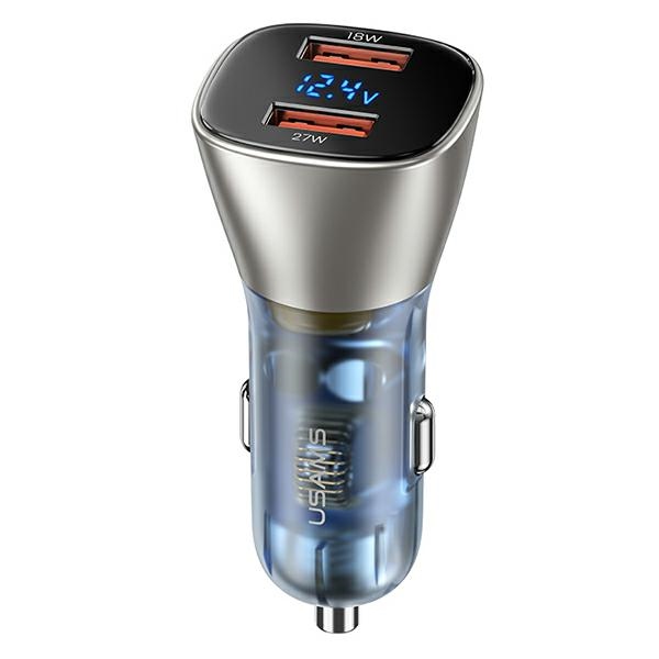 USAMS Ład. sam. C29 45W 2xUSB-AFast Charge jasno gold CC154CC01(US-CC154)