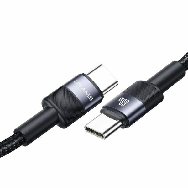 USAMS USB-C to USB-C 3A 1.2m braided cable SJ724ZJ01 (US-SJ724)