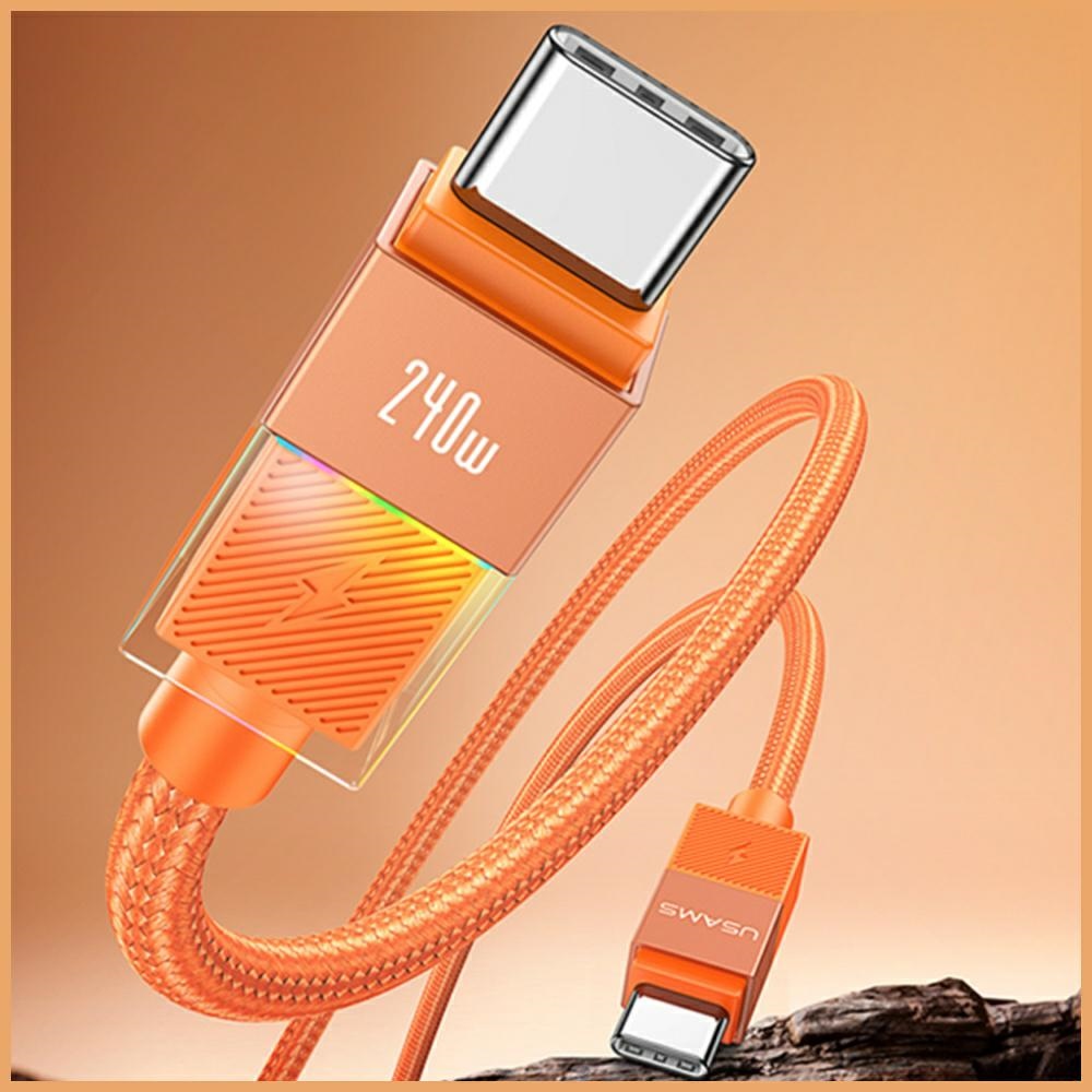 USAMS SJ777 PD 240W USB-C/USB-C Cable