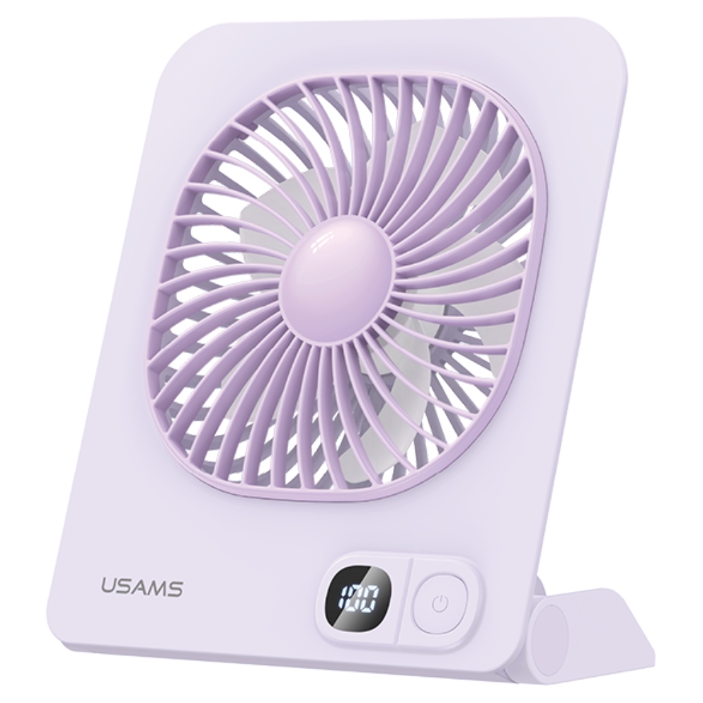 USAMS Magnetic desk fan - purple