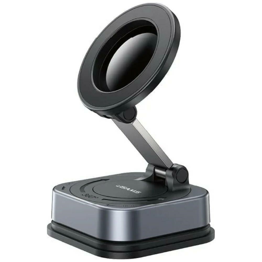USAMS ZJ093 universal magnetic phone holder for car, home, office black