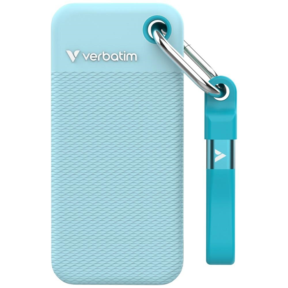 Verbatim External Pocket SSD 1TB USB-C 3.2 gen.2 black-polar blue 32324