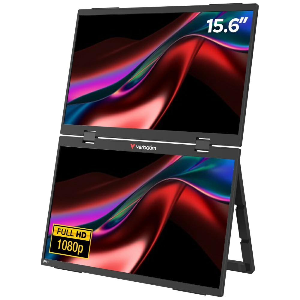 Verbatim Essentials Portable Dual Monitor 15
