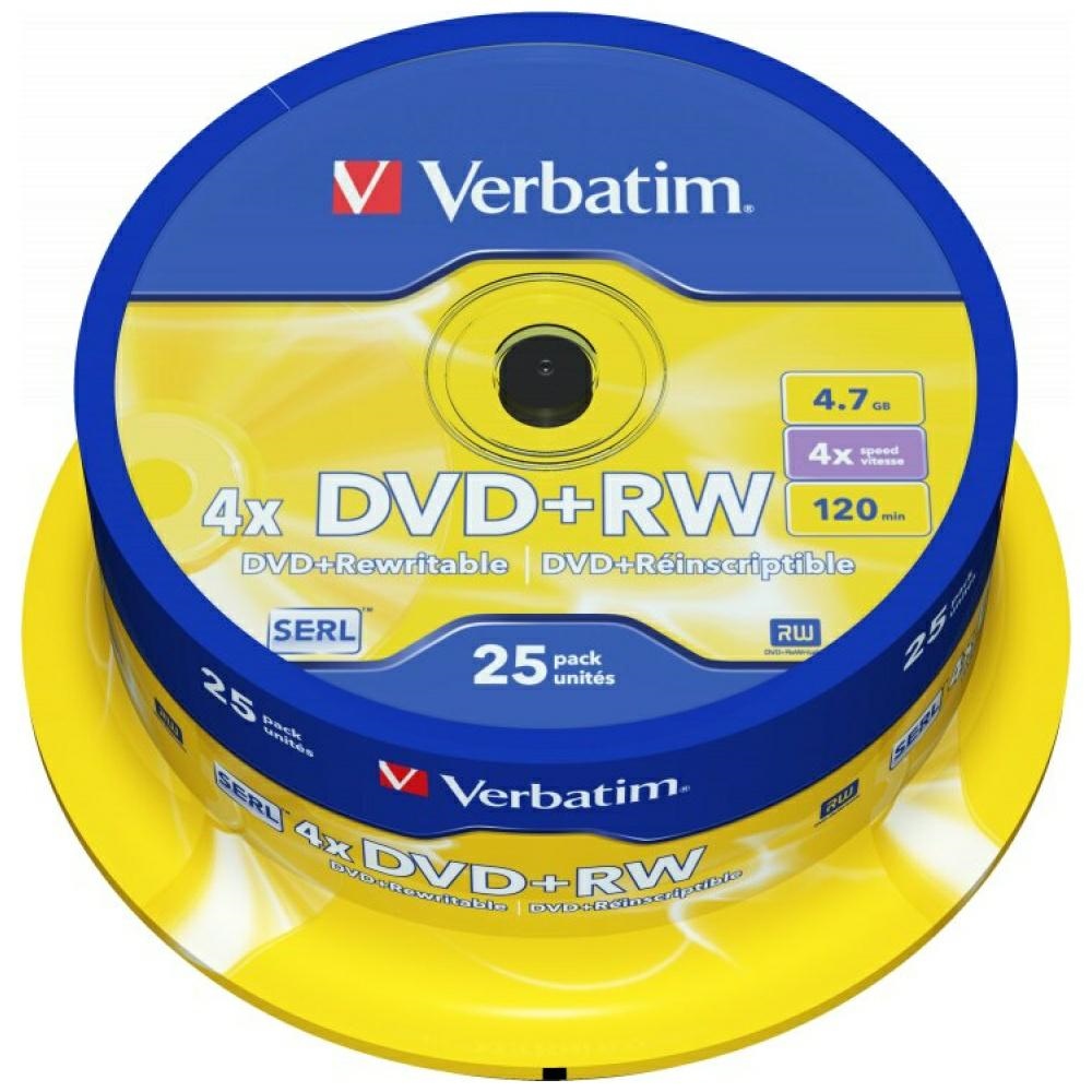 Verbatim DVD+RW Disc 4.7GB 4X