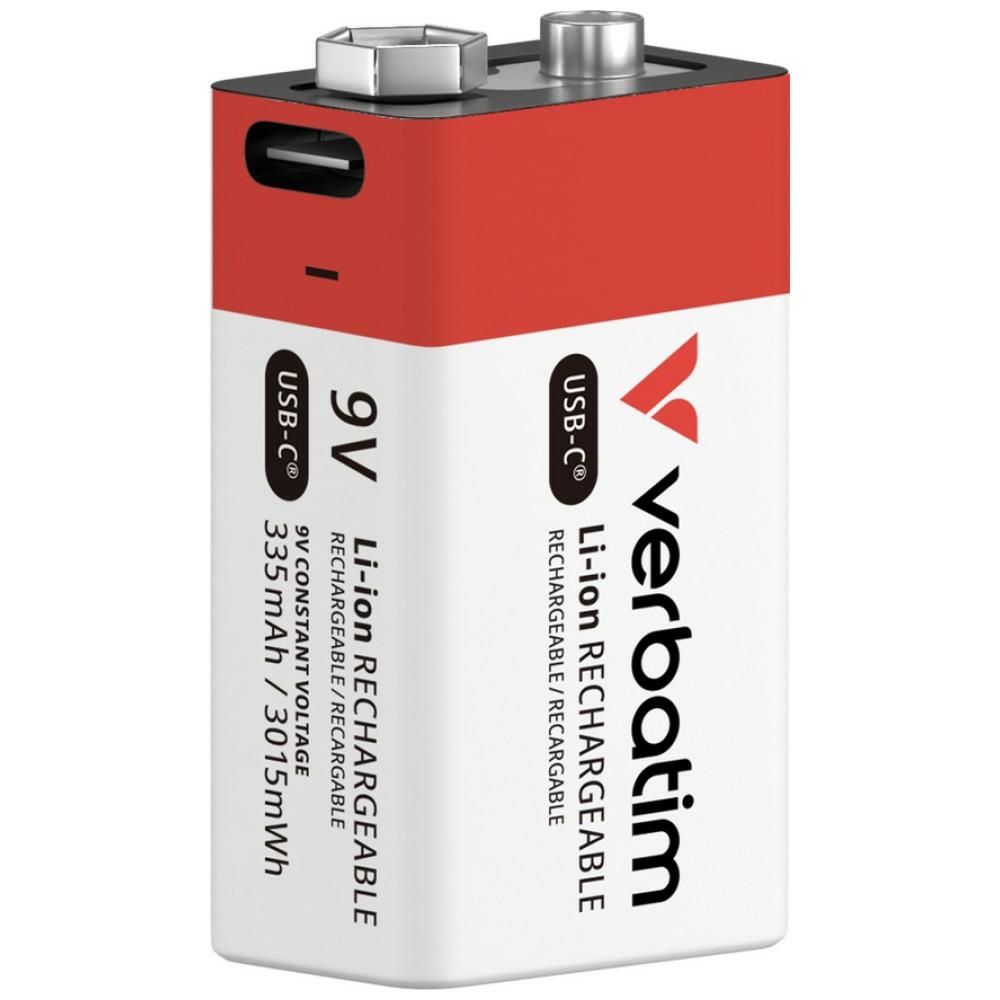 Verbatim 9V USB-C Battery 1pc 30251