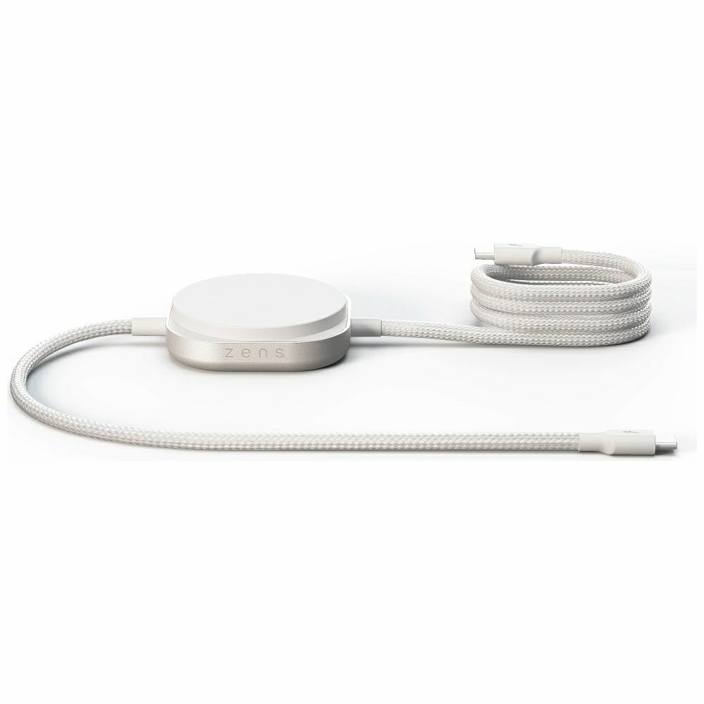 Zens Pro 2 Qi2 15W induction charger, white, USB-C/USB-C